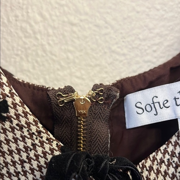 Black and White Patterned Dress - Picture 3 of 6